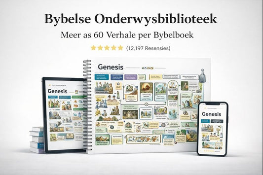 Bybelse Studie-biblioteek — 60+ Verhale per Boek van die Bybel
