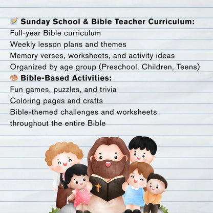 The Ultimate Bible Teaching Vault - 500K+ Resources (Never Buy Another Curriculum Again)