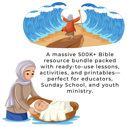 The Ultimate Bible Teaching Vault - 500K+ Resources (Never Buy Another Curriculum Again)