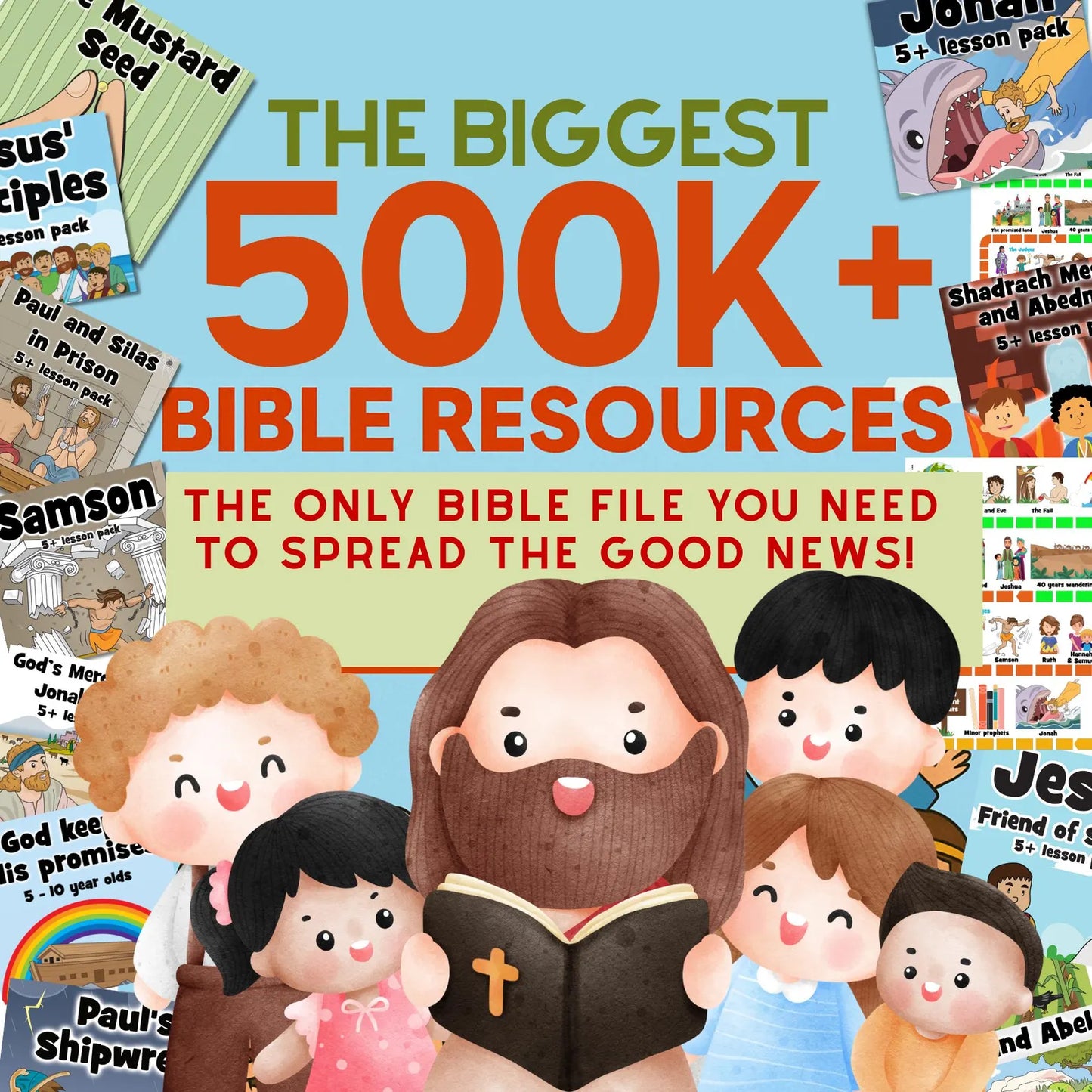 The Ultimate Bible Teaching Vault - 500K+ Resources (Never Buy Another Curriculum Again)