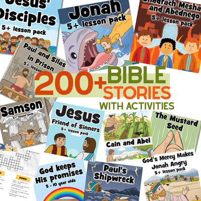 The Complete Bible Stories & Activities Vault - 200+ Ready-Made Lessons