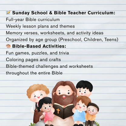 The Complete Bible Stories & Activities Vault - 200+ Ready-Made Lessons