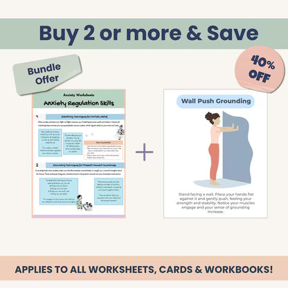 Somatic Therapy Worksheets: Visual Body Mapping System