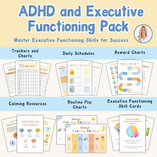 ADHD Executive Function Toolkit: 250+ Visual Tools to Transform Your Child From Dependent to Independent